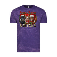 Cloud Purple Merry Christmas Vintage Tee - RanaPortraitStore