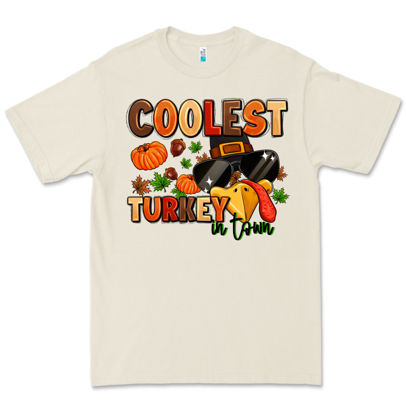Coolest Turkey In Town Premium Tee by MaliasSmallBusiness | Teevron