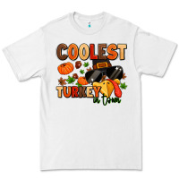 White coolest turkey in town Premium Tee - MaliasSmallBusiness
