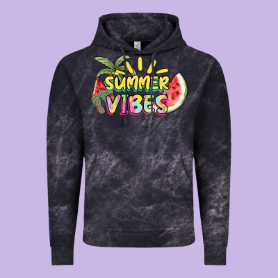 Summer Vibes Vintage Hoodie Designed By Nancycooperartshop