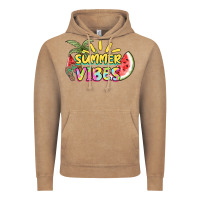 Vintage Coffee summer vibes Vintage Hoodie - NancyCooperArtShop