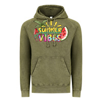 Vintage Olive summer vibes Vintage Hoodie - NancyCooperArtShop
