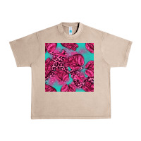 Breast Cancer Seamless Pattern Urban Heavy Tee | Teevron
