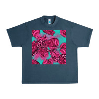 Midnight Navy breast cancer seamless pattern Urban Heavy Tee - texasbilliewilder