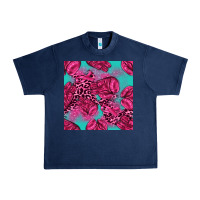 Navy breast cancer seamless pattern Urban Heavy Tee - texasbilliewilder