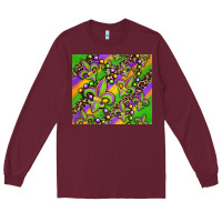 Burgundy mardi gras carnival fleur de lis Long Sleeve Tee - Jasminsmagicworld