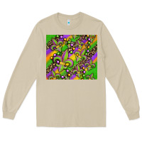 Mushroom mardi gras carnival fleur de lis Long Sleeve Tee - Jasminsmagicworld
