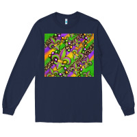 Navy mardi gras carnival fleur de lis Long Sleeve Tee - Jasminsmagicworld