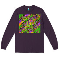 Plum mardi gras carnival fleur de lis Long Sleeve Tee - Jasminsmagicworld
