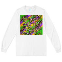 White mardi gras carnival fleur de lis Long Sleeve Tee - Jasminsmagicworld