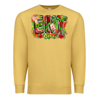 Antique Gold ent crew christmas Premium Sweatshirt - CowhideDigitalArt