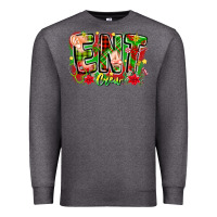 Charcoal Heather ent crew christmas Premium Sweatshirt - CowhideDigitalArt