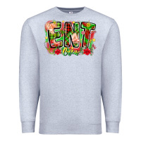 Heather Grey ent crew christmas Premium Sweatshirt - CowhideDigitalArt