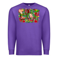 Purple ent crew christmas Premium Sweatshirt - CowhideDigitalArt
