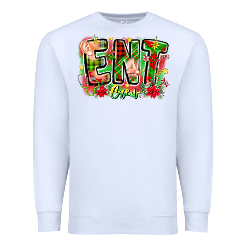 Ent Crew Christmas Premium Sweatshirt by CowhideDigitalArt | Teevron