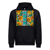 Black mama wıth sunflowers and gemstone Urban Hoodie - Artiststas