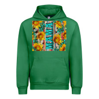 Emerald mama wıth sunflowers and gemstone Urban Hoodie - Artiststas