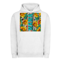 Pigment Lunar Rock mama wıth sunflowers and gemstone Urban Hoodie - Artiststas
