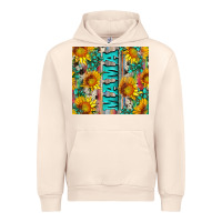 Sandshell mama wıth sunflowers and gemstone Urban Hoodie - Artiststas
