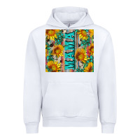 White mama wıth sunflowers and gemstone Urban Hoodie - Artiststas