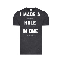 Vintage Black Funny Golf Shirts For Men Women Hole In One Golf Gag Gifts Vintage Tee - minhPixels