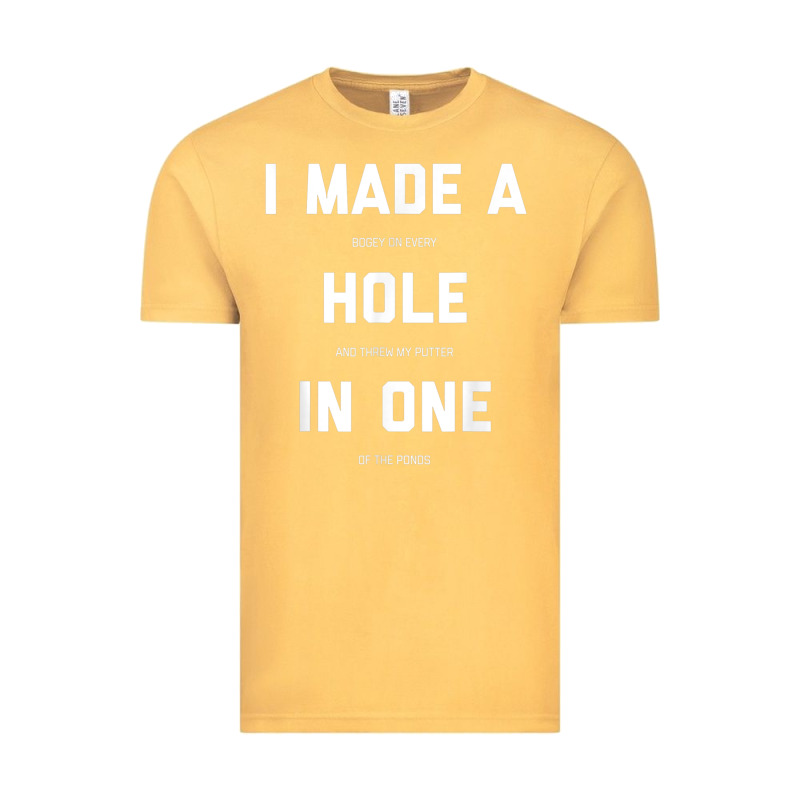 Funny Golf Shirts For Men Women Hole In One Golf Gag Gifts Vintage Tee by minhPixels | Teevron