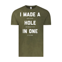 Vintage Olive Funny Golf Shirts For Men Women Hole In One Golf Gag Gifts Vintage Tee - minhPixels