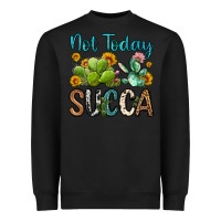 Black not today succa Heavyweight Sweatshirt - OliviaCreatesArt