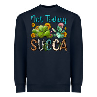 Navy not today succa Heavyweight Sweatshirt - OliviaCreatesArt