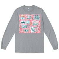 Heather Grey funny nurse Long Sleeve Tee - TumblerDesignByShophia