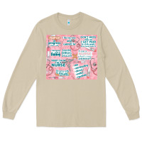 Mushroom funny nurse Long Sleeve Tee - TumblerDesignByShophia
