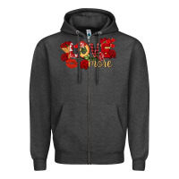 Charcoal Heather love more valentine's day Zipper Hoodie - FaDigitalArtStudio