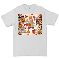 Dove Grey fall vibes coffee Premium Tee - MaliasSmallBusiness