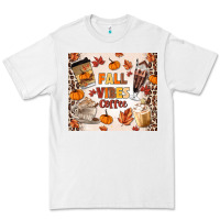 White fall vibes coffee Premium Tee - MaliasSmallBusiness