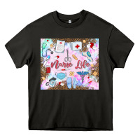 Asphalt nurse life Heavy Core Tee - MaliasSmallBusiness