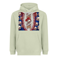 Matcha Baseball Mom Heavyweight Hoodie - CowhideDigitalArt