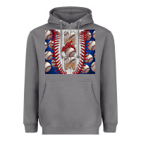 Storm Baseball Mom Heavyweight Hoodie - CowhideDigitalArt