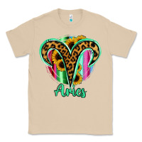 Mushroom Aries Zodiac Sign Sunflower Leopard Serape Classic Tee - RanaPortraitStore