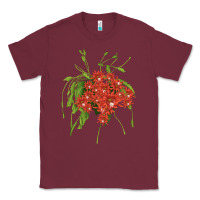 Burgundy Red Orchid Cactus Classic Tee - LillyAllenDesigns