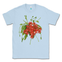 Dusty Blue Red Orchid Cactus Classic Tee - LillyAllenDesigns