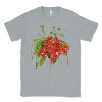 Heather Grey Red Orchid Cactus Classic Tee - LillyAllenDesigns