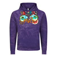 Cloud Purple vacation mode Vintage Hoodie - NancyCooperArtShop