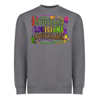 Storm louisiana louisiana louisiana mardi gras Heavyweight Sweatshirt - OliviaCreatesArt