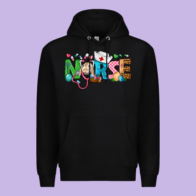 Easter Nurse Premium Hoodie Designed By Bundleandbundleshop