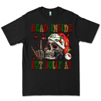 Black Dead inside but jolly af Premium Tee - NancyCooperArtShop