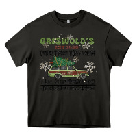 Asphalt christmas tree farm Heavy Core Tee - MaliasSmallBusiness