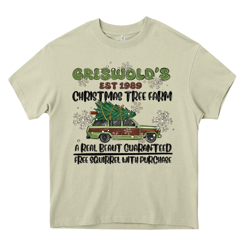 Christmas Tree Farm Heavy Core Tee by MaliasSmallBusiness | Teevron