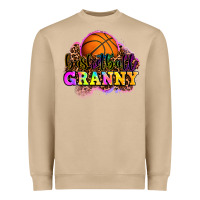 Basketball Granny Heavyweight Sweatshirt | Teevron