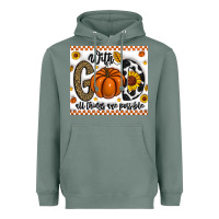 Sage With God All Things Are Possible Heavyweight Hoodie - CowhideDigitalArt