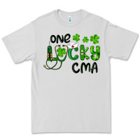 Dove Grey one lucky certified medical assistant cma Premium Tee - RanaPortraitStore
